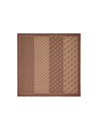 WOMEN'S SCARF - GUESS BROWN - AW5526 VIS03