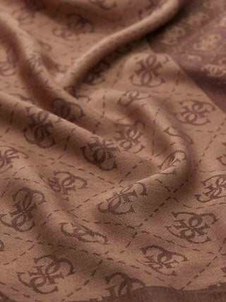 WOMEN'S SCARF - GUESS BROWN - AW5526 VIS03 2