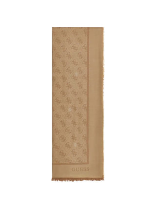 WOMEN'S SCARF - GUESS BEIGE - AW5529 VIS03