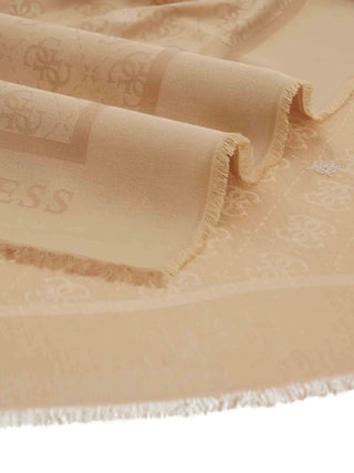 WOMEN'S SCARF - GUESS BEIGE - AW5529 VIS03 3
