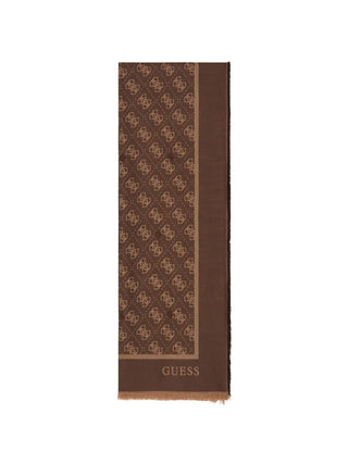 WOMEN'S SCARF - GUESS BROWN - AW5529 VIS03