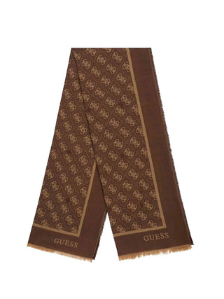 WOMEN'S SCARF - GUESS BROWN - AW5529 VIS03 2
