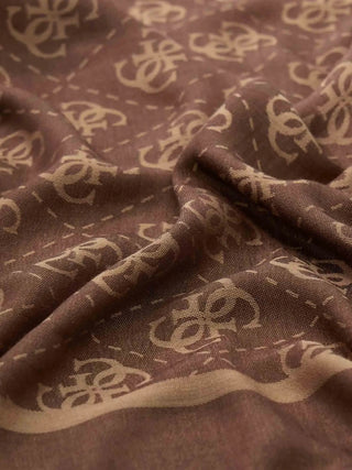 WOMEN'S SCARF - GUESS BROWN - AW5529 VIS03 3