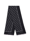 WOMEN'S SCARF - GUESS BLACK - AW5529 VIS03 2