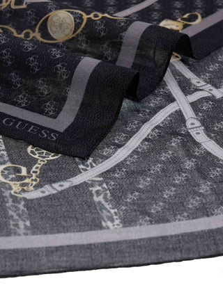WOMEN'S SCARF - GUESS BLACK - AW5532 VIS03 3