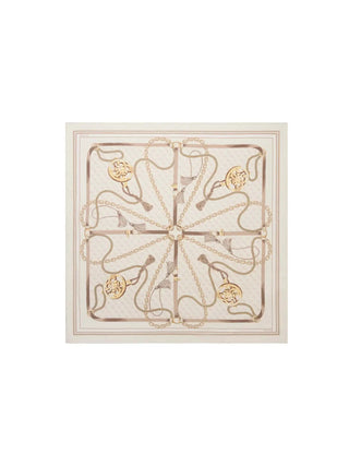 WOMEN'S SCARF - GUESS WHITE - AW5537 POL03