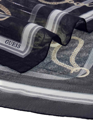WOMEN'S SCARF - GUESS BLACK - AW5537 POL03 3