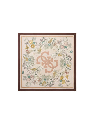 WOMEN'S SCARF - GUESS BROWN - AW5538 MOD03