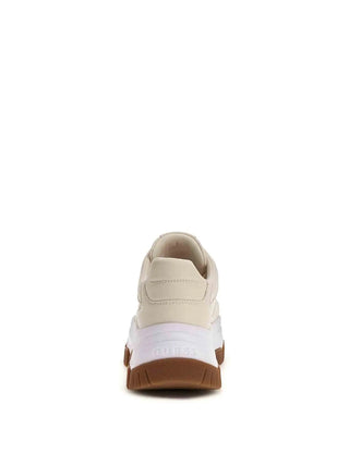 WOMEN'S SNEAKERS - GUESS CREAM - FLFBRT PEL12 3