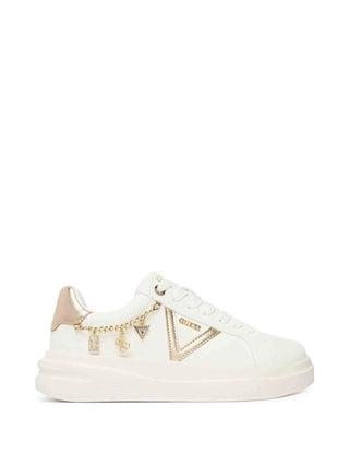 WOMEN'S SNEAKERS - GUESS WHITE-PLATINUM - FLTBTT LEA12