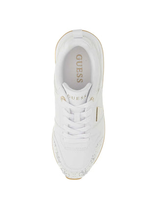 WOMEN'S SNEAKERS - GUESS WHITE-GREY - FLTEVR ELE12 4