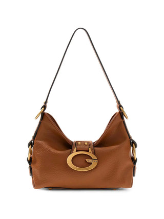 WOMEN'S SHOULDER BAG - GUESS COGNAC - HWBB93 08720