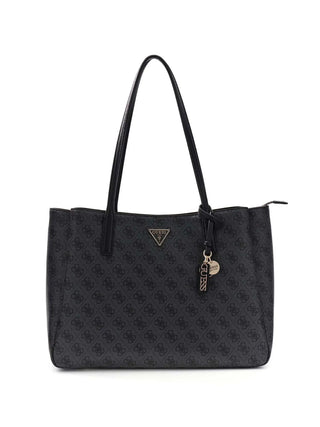 WOMEN'S TOTE BAG - GUESS CHARCOAL - HWBG96 72260
