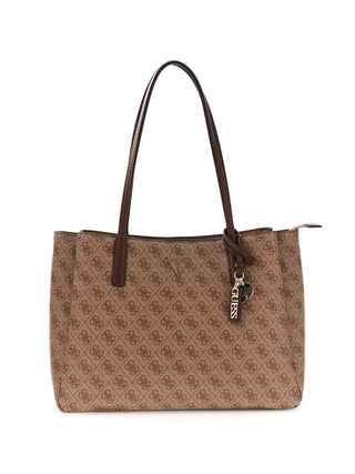 WOMEN'S TOTE BAG - GUESS BROWN - HWBG96 72260