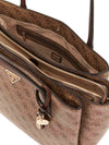 WOMEN'S TOTE BAG - GUESS BROWN - HWBG96 72260 3