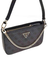 WOMEN'S SHOULDER BAG - GUESS CHARCOAL - HWBG96 72720 3