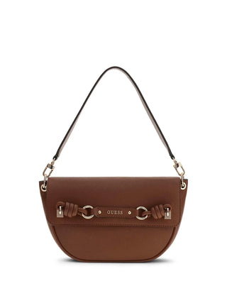 WOMEN'S SHOULDER BAG - GUESS COGNAC - HWBG97 42190