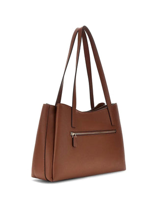 WOMEN'S TOTE BAG - GUESS COGNAC - HWBG97 42230 2