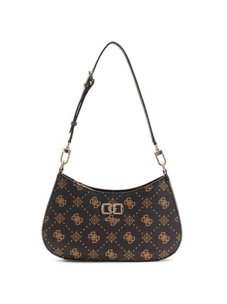 WOMEN'S SHOULDER BAG - GUESS COFFEE - HWGP99 28180