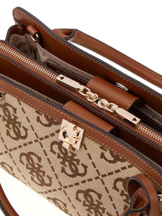 WOMEN'S HANDBAG - GUESS BROWN - HWJG97 55060 2