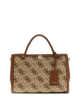WOMEN'S HANDBAG - GUESS BROWN - HWJG97 55070