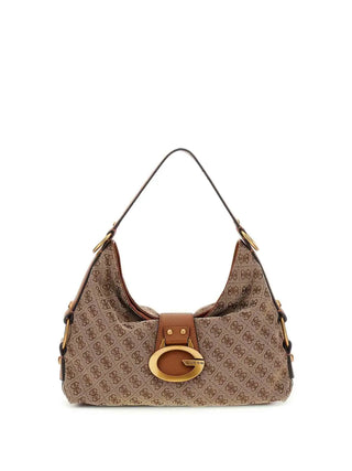 WOMEN'S SHOULDER BAG - GUESS BROWN - HWJJ93 08180 1