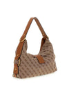 WOMEN'S SHOULDER BAG - GUESS BROWN - HWJJ93 08180 2