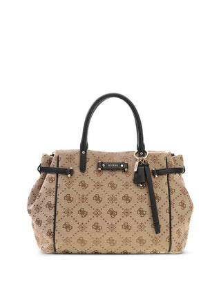 BORSA A MANO DONNA - GUESS MARRONE-NERO - HWJP22 31060 1