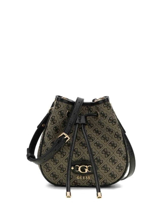 BORSA A SPALLA DONNA - GUESS NERO - HWJT23 13770 1