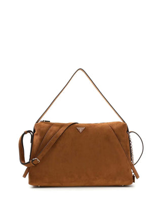 WOMEN'S SHOULDER BAG - GUESS COGNAC - HWSG97 45180
