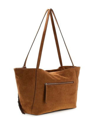 WOMEN'S TOTE BAG - GUESS COGNAC - HWSG97 45230 2