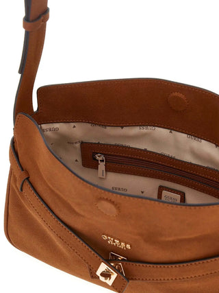 WOMEN'S SHOULDER BAG - GUESS COGNAC - HWSG97 54180 3