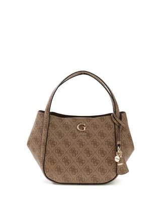 WOMEN'S HANDBAG - GUESS BROWN - HWSG97 56050