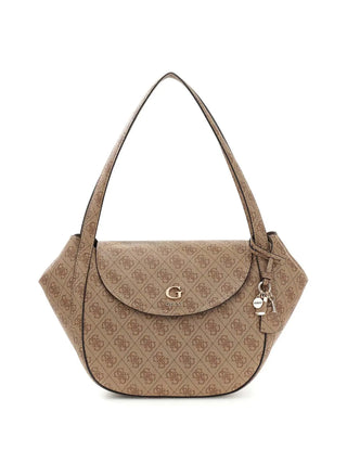 WOMEN'S SHOULDER BAG - GUESS BROWN - HWSG97 56190