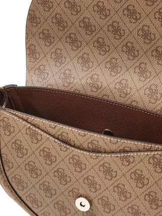 WOMEN'S SHOULDER BAG - GUESS BROWN - HWSG97 56210 3