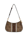 WOMEN'S SHOULDER BAG - GUESS BROWN - HWSS96 72180 1