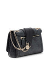 WOMEN'S SHOULDER BAG - GUESS CARBONE - HWSS96 72210 2