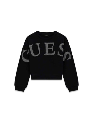 FELPA RAGAZZA - GUESS KIDS NERO - J6RQ10 KAD74