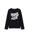 T-SHIRT RAGAZZA - GUESS KIDS NERO - J6YI01 K3664 1