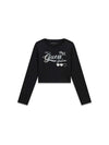T-SHIRT RAGAZZA - GUESS KIDS NERO - J6YI35 K3774 1