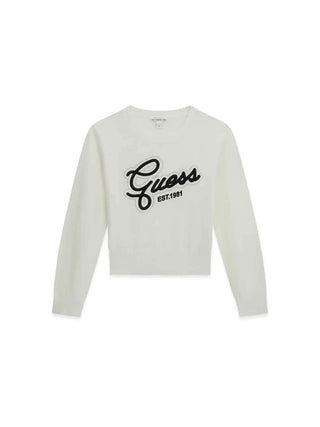 MAGLIA RAGAZZA - GUESS KIDS BIANCO - J6YR04 Z0834