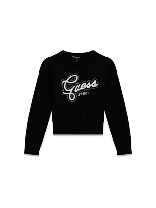 MAGLIA RAGAZZA - GUESS KIDS NERO - J6YR04 Z0834