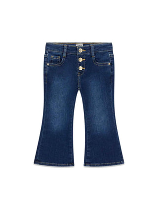 PANTALONE BAMBINA - GUESS KIDS BLU - K6BA01 D2166