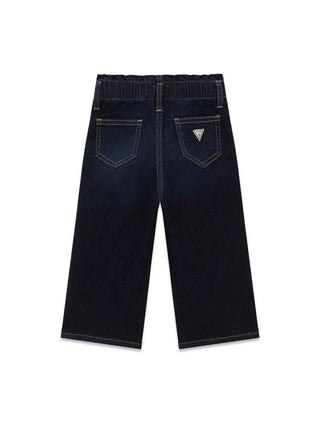 PANTALONE BAMBINA - GUESS KIDS NERO - K6BA02 D2167 2