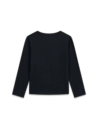 T-SHIRT BAMBINA - GUESS KIDS NERO - K6BI08 K5824 2