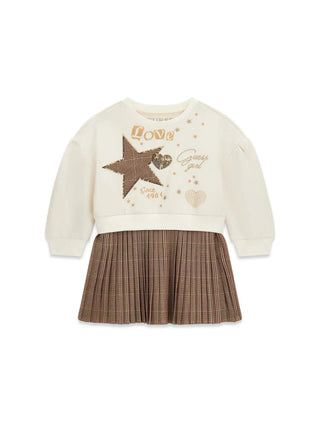 ABITO BAMBINA - GUESS KIDS CREMA - K6BK04 K5931 1