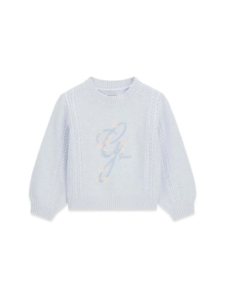 MAGLIA BAMBINA - GUESS KIDS BLU - K6BR07 Z1285
