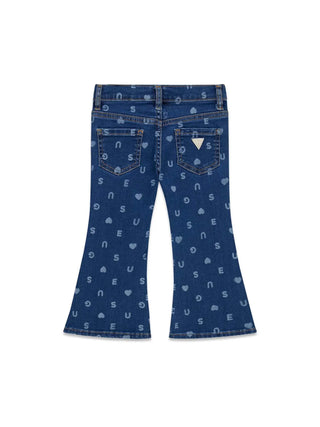 PANTALONE BAMBINA - GUESS KIDS BLU - K6YA04 D1154 2