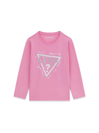 T-SHIRT BAMBINA - GUESS KIDS ROSA - K6YI02 K3663