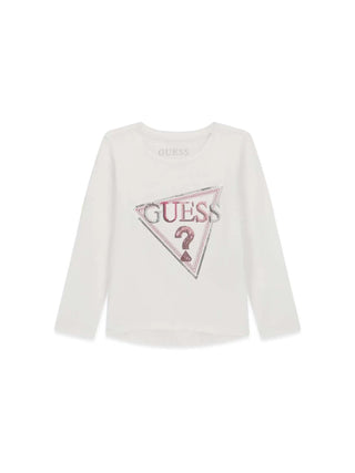 T-SHIRT BAMBINA - GUESS KIDS BIANCO - K6YI08 K3673